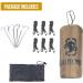 OneTigris Bulwark Camping Tarp | 100% Waterproof Bushcraft Shelter | Lightweight Hammock Rain Fly | Large 12.8ft x 9.5ft | Coyote Brown - Buy Online on GoSupps.com
