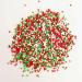 Twist Ingredients - Christmas Red Green and White 100's & 1000's 1kg. Matt red matt green & matt white sprinkles for decorating all your Christmas cakes & bakes. Red Green and White 100/1000 - Buy Online on GoSupps.com