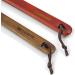 Brosisincorp 23.6 Long Handle Wooden Shoe Horn - Easy Wear Helper for Seniors, Women, Kids, Baby, and Elderly - Black Walnut with Hanging Rings - Buy Online on GoSupps.com