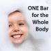 ONE Bar Activated Charcoal 3 Pack - Shave Shower Shampoo for Face, Beard, Body & Hair with SuperFAT Infusion of Avocado, Mango, Olive, Coconut, Argan - Moisturizing and Nourishing Oil - Buy Online on GoSupps.com