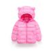 Hooded Coat for Kids Winter Jacket Toddler Padded Coat Warm Puffer Jacket Infant Waterproof and Lightweight Outwear Long Sleeve for Boys Girls 18-24 Months 18-24 Months Pink