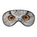 LynaRei Vintage Owl Eyes Sleep Mask Blindfold Halloween Owls Bird Adjustable Super-Smooth Soft Eye Mask Cover for Men Women Travel and Nap