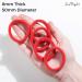Soul Project Hair Ties - 50 Elastic Red Hair Bands No Metal 8mm - Perfect for All Hair Types - Ideal for Ponytails & Buns - Great for School Work & Gym - Women's Hair Accessories - Buy Online on GoSupps.com
