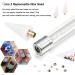 Dual-Ended Nail Rhinestone Picker Dotting Pen with Extra 2 Wax Heads - FITDON Wax Tip Pencil for Jewel Gems, Crystals, Studs - Clear - Buy Online on GoSupps.com