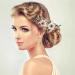Gold Crystal Daisy Flower Bridal Hair Comb | Rhinestone Wedding Hair Accessory for Women and Girls - Buy Online on GoSupps.com