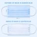 DXLOVER Face Masks 3 Layer Adult Blue 50 Pack - Individually Packaged - Large Size - Buy Online on GoSupps.com