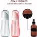 Mini Travel Spray Bottles for Hair & Face- 4 Pack Fine Mist Sprayers for Perfume, Cleaning Solutions, Alcohol & Oils (1.7oz/3.4oz) - Buy Online on GoSupps.com