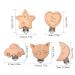 10-Pack Wooden Pacifier Clips - Safe & Non-Toxic Nucky Clips for Newborns | Adorable Pacifier Chain Holders - Buy Online on GoSupps.com