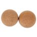 Healeved 2st yoga ball made of cork massage ball gym body massage roller handball massage device muscle rollerball ball to massage foot massage ball scroll wheel yoga ball fitness yoga aids