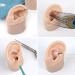 Silicone Ear Model Pair for Jewelry Display and Piercing Practice - Soft & Flexible Simulation Ear Mold Teaching Tool (2 Pieces) - Buy Online on GoSupps.com