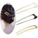 French Style Hair Clip Hairpin Fork 3 Pieces Bowl Hairpin Metal Hair Pin Metal U-shaped Hairpin U Shape Hair Sticks Metal Hair Fork Metal Hair Clips - Buy Online on GoSupps.com