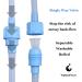 Topquafocus Enema Bag Set - 2L with 6.5ft Reusable Silicone Hoses & Pulley Valve | Ideal for Men & Women | Intestinal Cleaning Solution - Buy Online on GoSupps.com