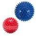 Pack of 2 Spiky Hard Massage Balls - Plantar Fasciitis, Muscle Soreness Massager Ball