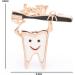 1 Piece Enamel Toothbrush Brooch Stylish Alloy Tooth Healthy Dentist Pin for Women - Buy Online on GoSupps.com