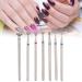 7pcs Sealing Cuticle Nail Drill Bit Set - Diamond Carbide Electric Grinding Head Tool for Acrylic Gel Nails - #3 - Buy Online on GoSupps.com