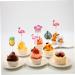 DIKACA Kids' Party Supplies 24 Pcs Decor Cake Toppers Flamingo Picks Cake Picks Ingredients Plug in Pineapple Kids Party Supplies As Shown 24 pcs - Buy Online on GoSupps.com