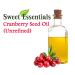 Organic Virgin Cranberry Seed Oil | Imported From Canada | Various Sizes | 100% Pure| Unrefined | Cold-Pressed | Natural Moisturizer for Skin Hair & Face | By Sweet Essentials (2 fl oz Glass) 2 Fl Oz (Pack of 1) - Buy Online on GoSupps.com