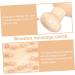 Healeved 2 STK Wooden Massage Comb - Natural Beech Head Scrubber for Women | At-Home Relaxation & Shower Massage - Buy Online on GoSupps.com
