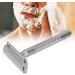 Portable Men's Safety Razor - Zinc Alloy Double Edge Razor with Brass Handle | Ideal Gift for Men (Silver) - Buy Online on GoSupps.com