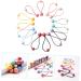 FRCOLOR 7 Pairs headband color hair tie small hair ties rubber bands for hair clear hair elastics Pom Pom baby elastic hair ties elastic hair rope Korean version bead Acrylic girl child - Buy Online on GoSupps.com
