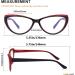 Eyeurl 3 Pack Cateye Reading Glasses for Women | Blue Light Blocker | 2.5x Visual Aid with Feather Hinges - Buy Online on GoSupps.com