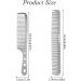 Metal Comb 2 Pcs Professional Aluminum Barber Comb Set Fine Tooth Comb Hair Styling Comb Anti Static Comb Fine Cutting Comb Handle Comb Hairdressing Comb Hair Cutting Combs for Men and Women Silver - Buy Online on GoSupps.com