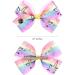 Kalolary 5 Unicorn Hair Clips - 12 Rainbow Hair Loops for Kids | Perfect Birthday & Children's Day Gift - Buy Online on GoSupps.com