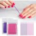 200pcs Disposable Micro Applicator Brushes for Eyelash Extension - Pink and Purple - Buy Online on GoSupps.com