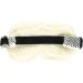 LazyOne Washable Plush Black and White Plaid Sleep Mask for Women - Adults Eye Cover - 1 Count Pack - Buy Online on GoSupps.com
