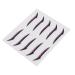 Jauarta Stickers Colorful Reusable Waterproof Self Adhesive Stickers for Weddings Dance Parties (Purple)