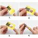 Ailovone Self-Adhesive Golden Nail Template - 200pcs Gel Nail Art Stencils for Perfect Fingernail Extensions - Buy Online on GoSupps.com