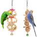 8 Pack Natural Wood Bell Bird Swing Toy for Parrots and Small Birds - Buy Online on GoSupps.com