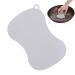 Besreey Silicone Sponges for Dishes Multipurpose Dishwashing Sponge with Silicone Brush | Quick-Drying Multi-Use Kitchen Sponge Kitchen Scrubber Pot Scrubber for Plates Dishes Pans White
