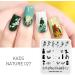 Kads Nail Stamping Plate NA027 - Floral Nature Stencil Design for DIY Nail Art & Decoration | International Shipping - Buy Online on GoSupps.com