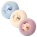 Healeved 3pcs Scrubber Bath Sponge Loofah for Women Shower Ball Bath Ball Shower Puffs for Women Bath Loofah Body Loofahs for Shower Exfoliate Plastic Bath Products Miss Massage