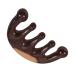 BCOATH Massagekamm Broad tooth comb Desangerer Wooden ridge for women Hair Head Massage Tool Wood Wide Tooth Cam Massage Tool for Women Massage Tools Kamm Hair Danger 10.50x5.00cm Brown