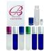 Beauticom Glass Roll on Bottle 10ml  1/3 oz with Metal Cap, Stainless Steel Roll Balls for Essential Oil, Aromatherapy, Perfume, Lip Gloss, Lip Balm (MIX) (6 Bottles per order) 6 Bottles Mix Color