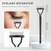 Lusofie 3Pcs Eyelash Separator Tool Eyelash Comb Eyebrow Spoolie Brush Set | Double Head Eye Brow Grooming and Makeup Tools - Buy Online on GoSupps.com