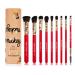 Spectrum Collections Mickey Mouse Make Up Brushes Spectrum Makeup Brushes Set Including Face Eye and Eyebrow Brushes with Soft Synthetic Bristles 10 Piece Official Disney Makeup Brush Set