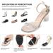 Premium Metatarsal Pads for Women | Silicone Foot Cushion Inserts for Pain Relief - Black & Transparent - Buy Online on GoSupps.com