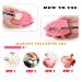 Circle Flat Foundation Makeup Brush - Liquid Foundation & Concealer Brush with Cleansing Egg | Advanced Synthetic Hair Angled Design for Flawless Application - Buy Online on GoSupps.com