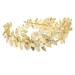 Frcolor Gold Leaf Crown Headpiece | Greek Goddess Pearl Bridal Wedding Headband - Shop Internationally! - Buy Online on GoSupps.com