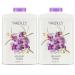 Yardley London April Violets Talc 2 Pack - Perfumed Talcum Powder for Women (2 x 200g) Fresh 200 g (Pack of 2)