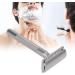 Portable Men's Safety Razor - Zinc Alloy Double Edge Razor with Brass Handle | Ideal Gift for Men (Silver) - Buy Online on GoSupps.com