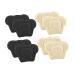 4 Pairs self-Adhesive Heel pad Foot Liner Follow up Supplies Heel Stickers Heel Cushion Inserts Sports Shoes Protector wear-Resistant Heel Liners Heel Heel Liners Assorted Color 8.30X6.00X0.80CM