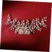 FRCOLOR Bridal Hair Comb Bridal Hair Clip Leaf Hair Comb Crystal Hair Comb Wedding Side Headpiece Leaf Crystal Comb Bridal Hair Accessory Tiara Wedding Dress Bride Hair Accessories - Buy Online on GoSupps.com