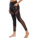 CSTOWN Women's High Waist Yoga Pants | Side Pockets | Mesh Insert | Tummy Control Leggings | Large Black - Buy Online on GoSupps.com
