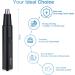 Professional Nose and Hair Trimmer 2021 - Painless Removal for Men and Women - Dual-Edge Stainless Steel Blades - Mute Motor - Easy to Clean - Buy Online on GoSupps.com