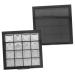 Mikinona 2pcs Eye Shadow Box Black Eyeshadow Clear Makeup Tools Eyeshadow DIY Pallet Travel Supplies Lipstick