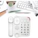 Loud Ringtone Landline Phone for Elderly Big Button Fixed Home Phone with Amplified Sound and Easy-to-Read Display Big Button Landline Phone Desktop Telephone Loud Ringtone Fixed Home Phone for and Black - Buy Online on GoSupps.com